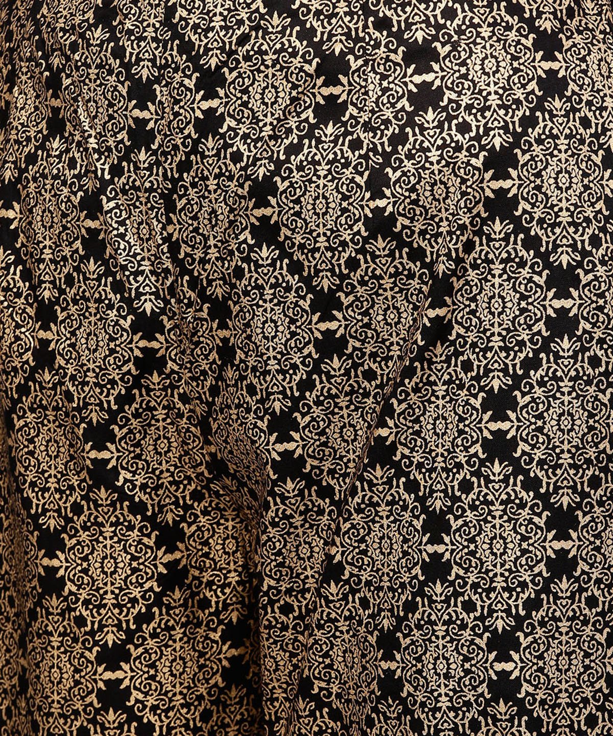 Red Printed 3/4Th Sleeve Cotton Anarkali Kurta With Brown Printed Ankle Length Palazzo | LASVINI - Redefining Indian Fashion with Elegance