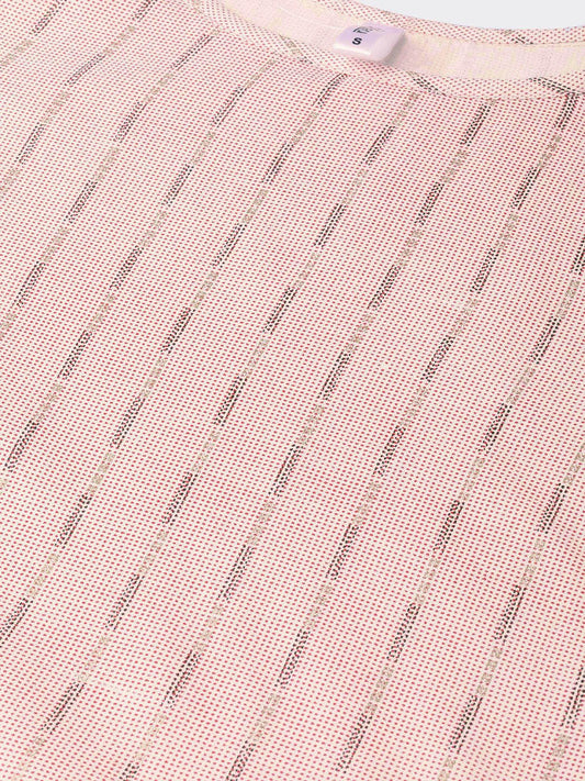 Adults-Women Red & Gold Cotton Straight Striped Striped Kurta | LASVINI - Redefining Indian Fashion with Elegance