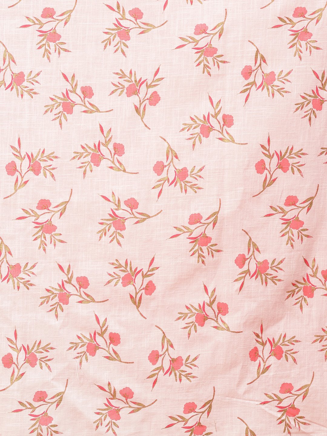 Women Pink Printed Palazzo Saree And Blouse With Tie-Up Detail | LASVINI - Redefining Indian Fashion with Elegance