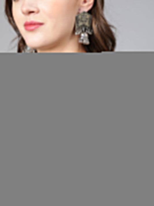 Women Blue Floral Printed Straight Tunic With Three Quarter Sleeves | LASVINI - Redefining Indian Fashion with Elegance