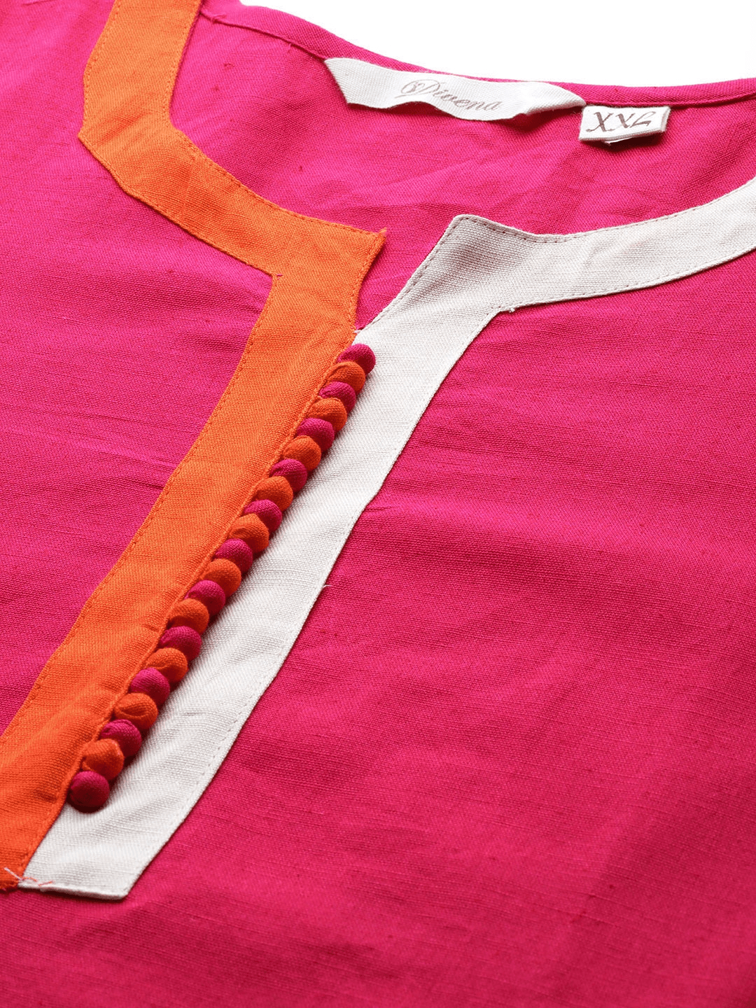 Plus Size Pink Flex Kurta | LASVINI - Redefining Indian Fashion with Elegance