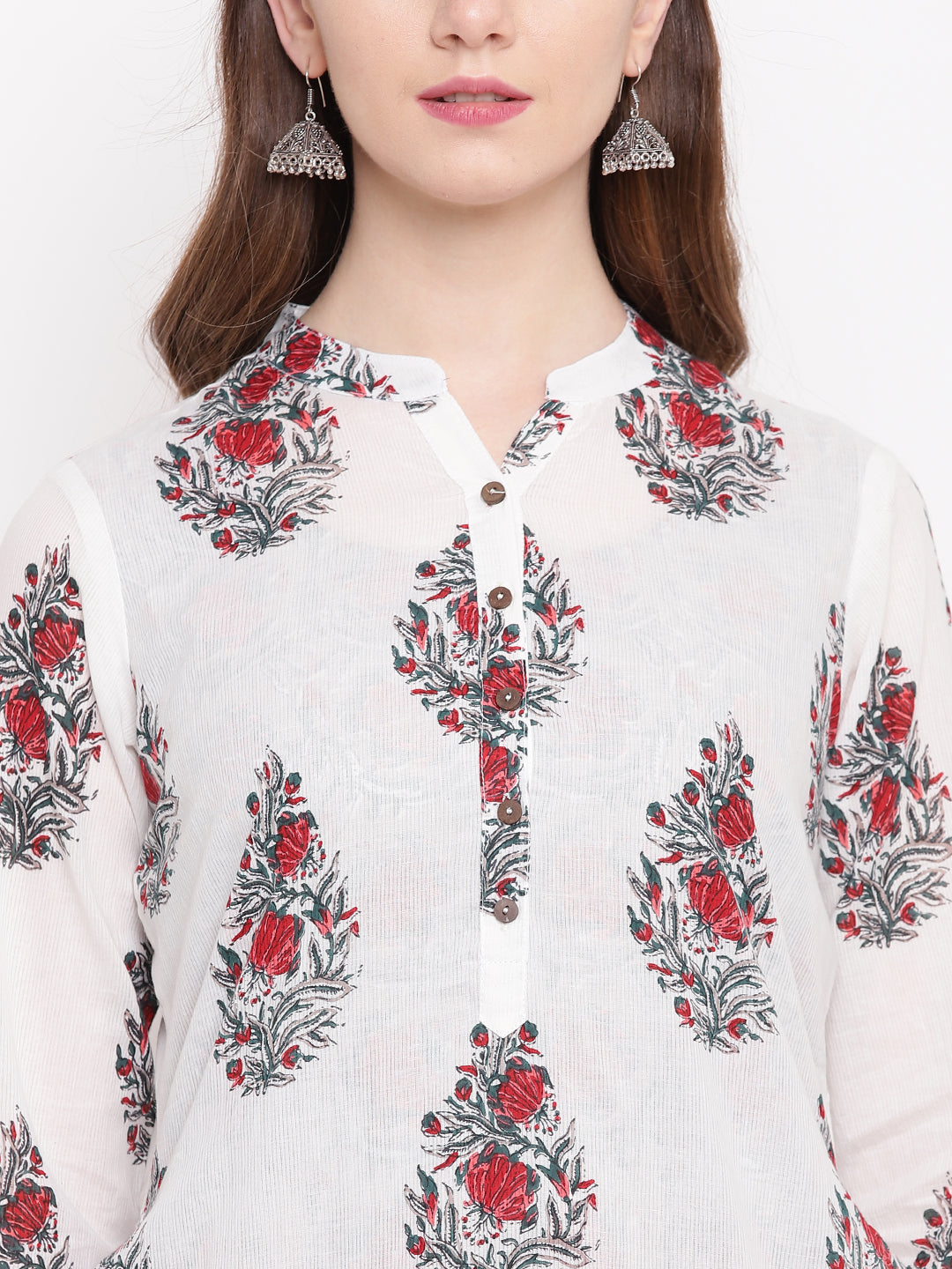 Women'S White Cotton Kurta Palazzo Set | LASVINI - Redefining Indian Fashion with Elegance
