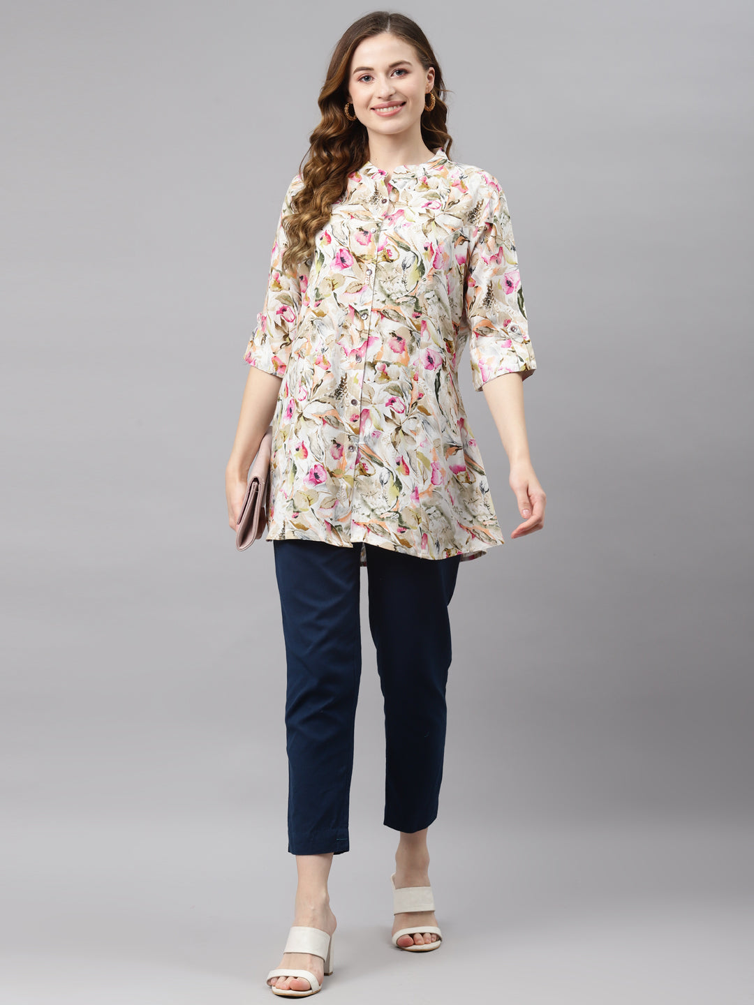 Women'S Multi Floral Rayon Top | LASVINI - Redefining Indian Fashion with Elegance