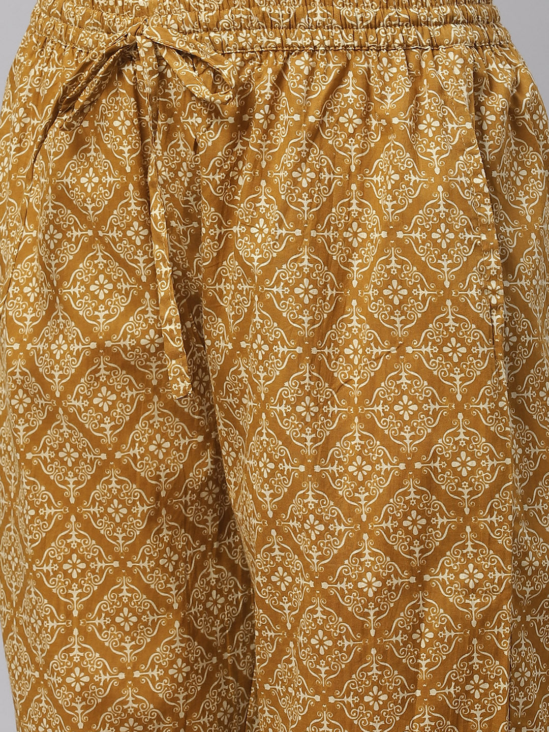 Women'S Brown Cotton Straight Kurta Pant Set With Dupatta | LASVINI - Redefining Indian Fashion with Elegance