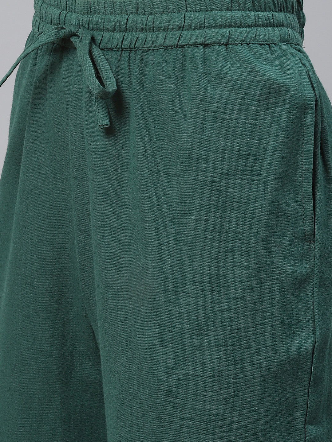 Women'S Green Rayon Bandhej Kaftan Pant Set | LASVINI - Redefining Indian Fashion with Elegance