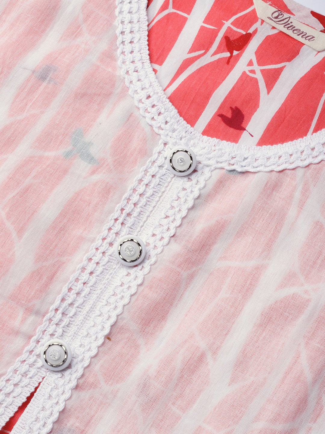 Women'S White Striped Kurta With Muslin Jacket | LASVINI - Redefining Indian Fashion with Elegance