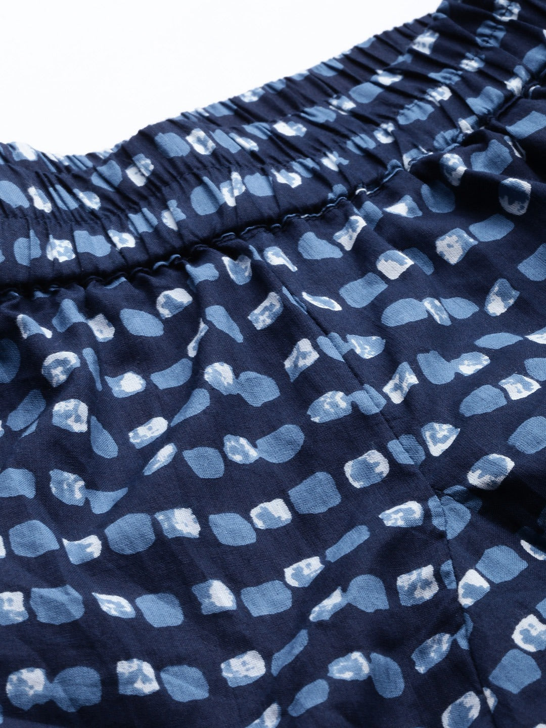 Women'S Blue Printed Nightsuit | LASVINI - Redefining Indian Fashion with Elegance