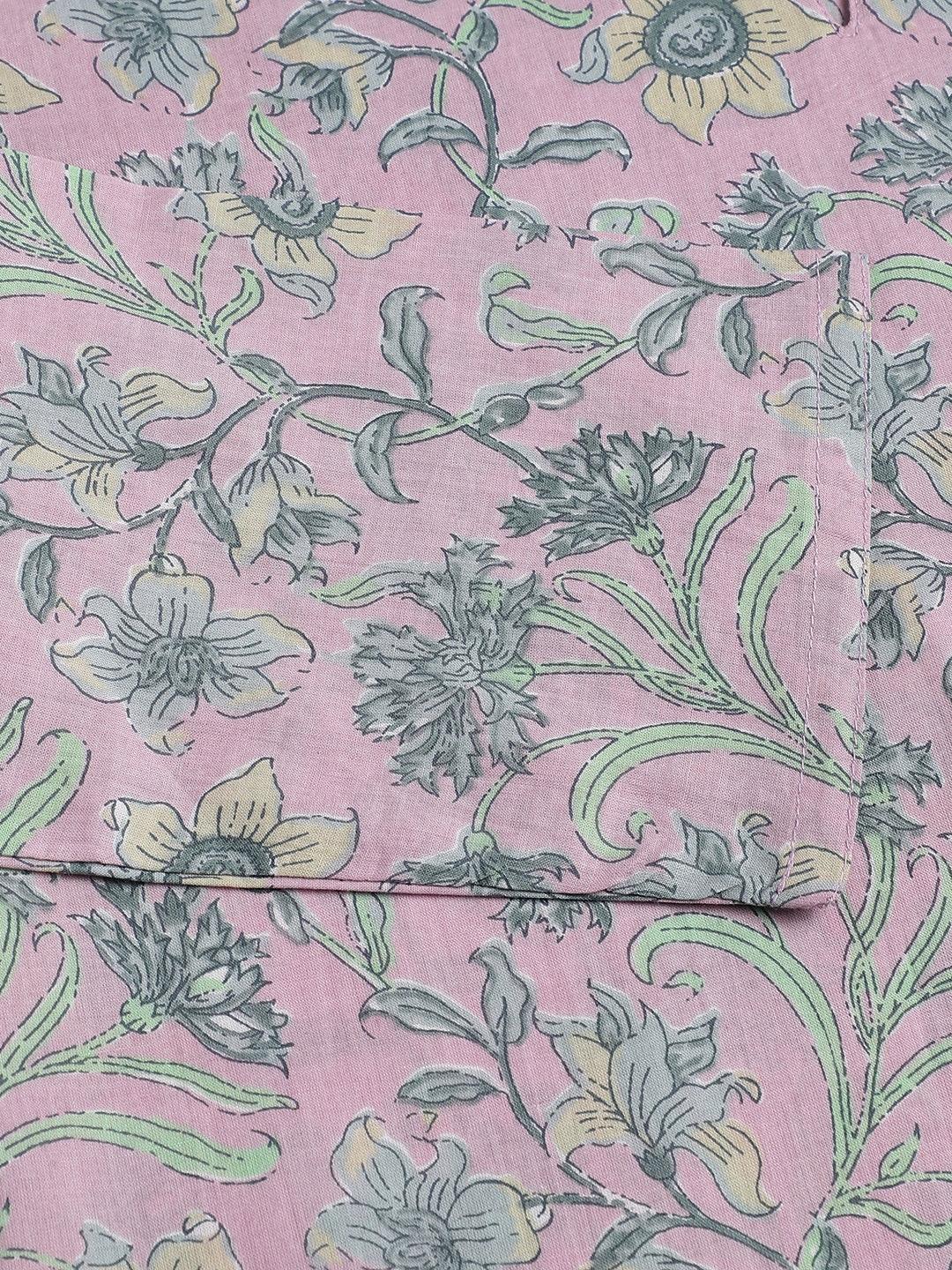 Lavender Printed Loungewear/Nightwear | LASVINI - Redefining Indian Fashion with Elegance
