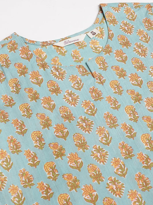 Light Green Printed Loungewear/Nightwear | LASVINI - Redefining Indian Fashion with Elegance