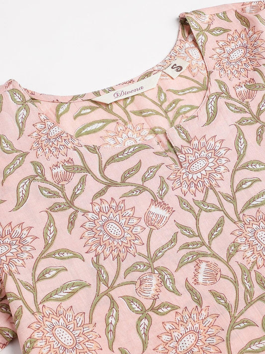 Pink Printed Loungewear/Nightwear | LASVINI - Redefining Indian Fashion with Elegance