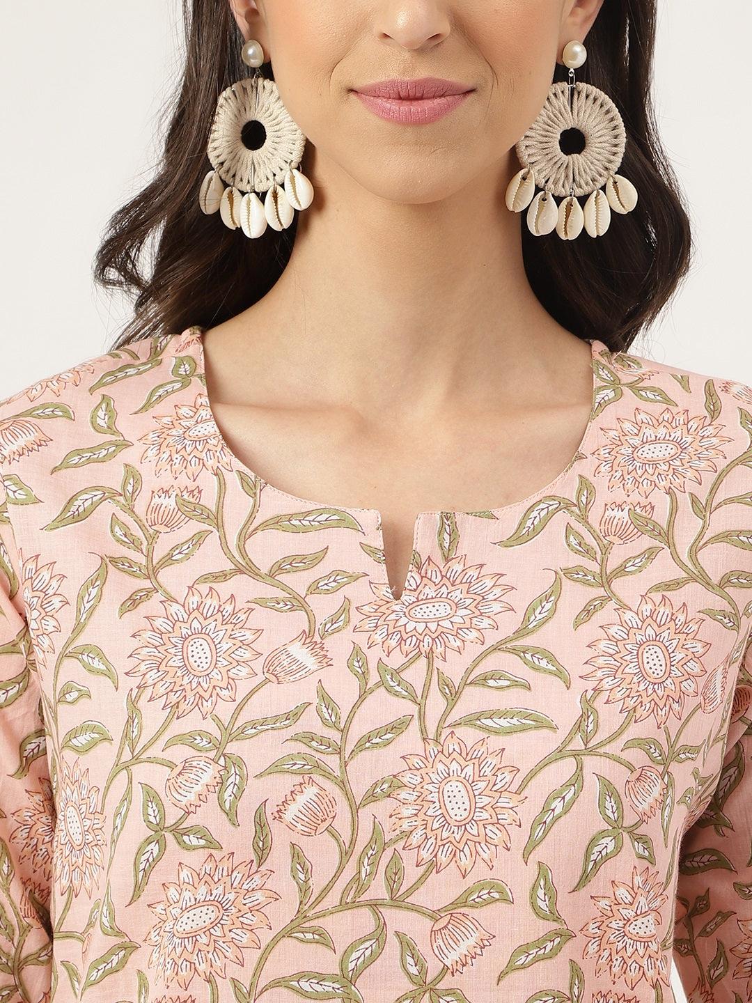 Pink Printed Loungewear/Nightwear | LASVINI - Redefining Indian Fashion with Elegance