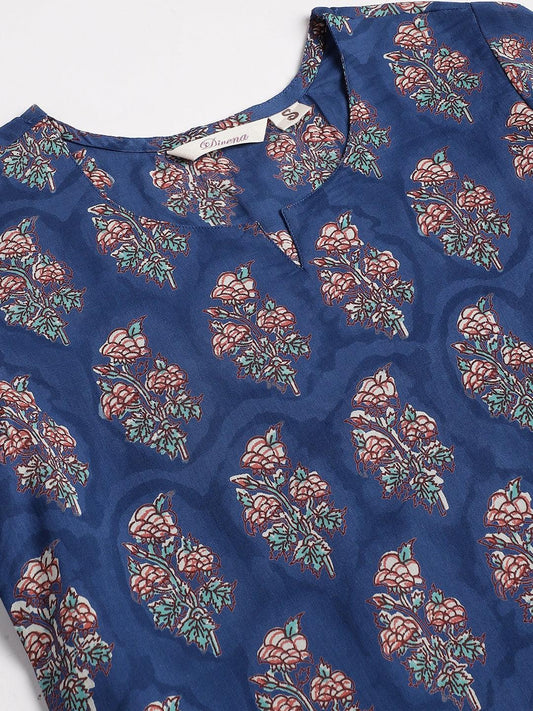 Blue Printed Loungewear/Nightwear | LASVINI - Redefining Indian Fashion with Elegance