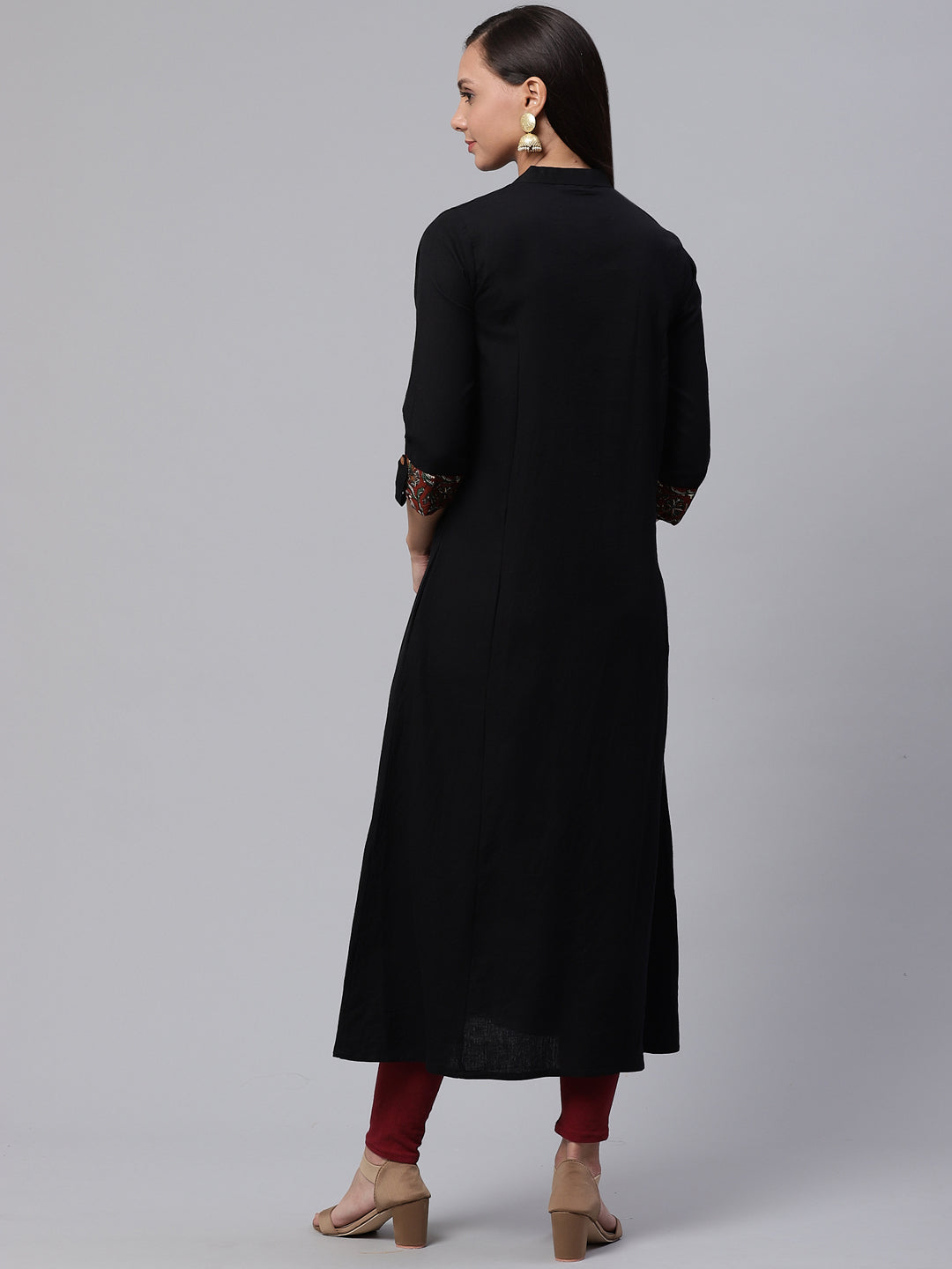 Women'S Sequin Work Black Kurta | LASVINI - Redefining Indian Fashion with Elegance