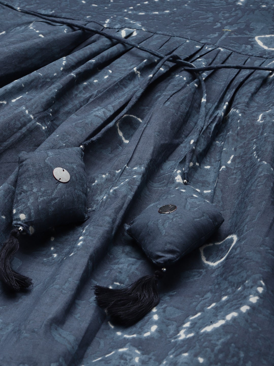 Women'S Blue Cotton Kurta Pant Set | LASVINI - Redefining Indian Fashion with Elegance