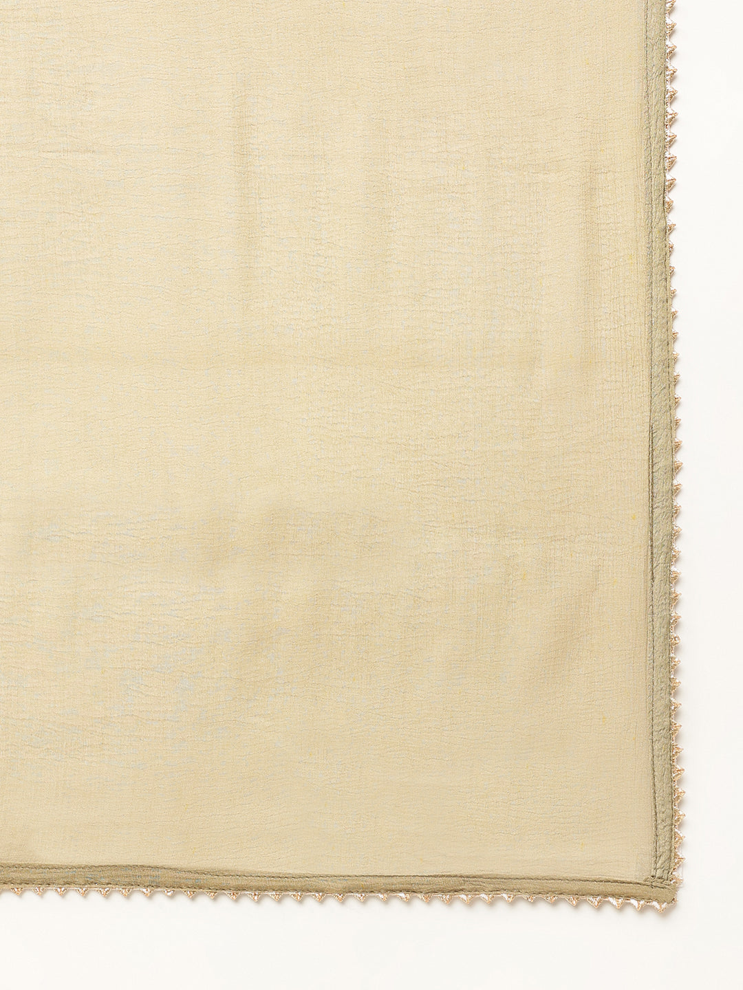 Olive Embroidered Cotton Kurta Trouser With Dupatta Set | LASVINI - Redefining Indian Fashion with Elegance