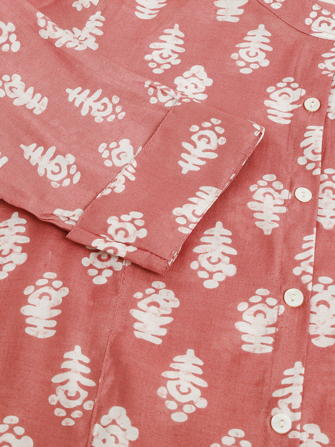 Ethnic Motif Print Rayon Top | LASVINI - Redefining Indian Fashion with Elegance