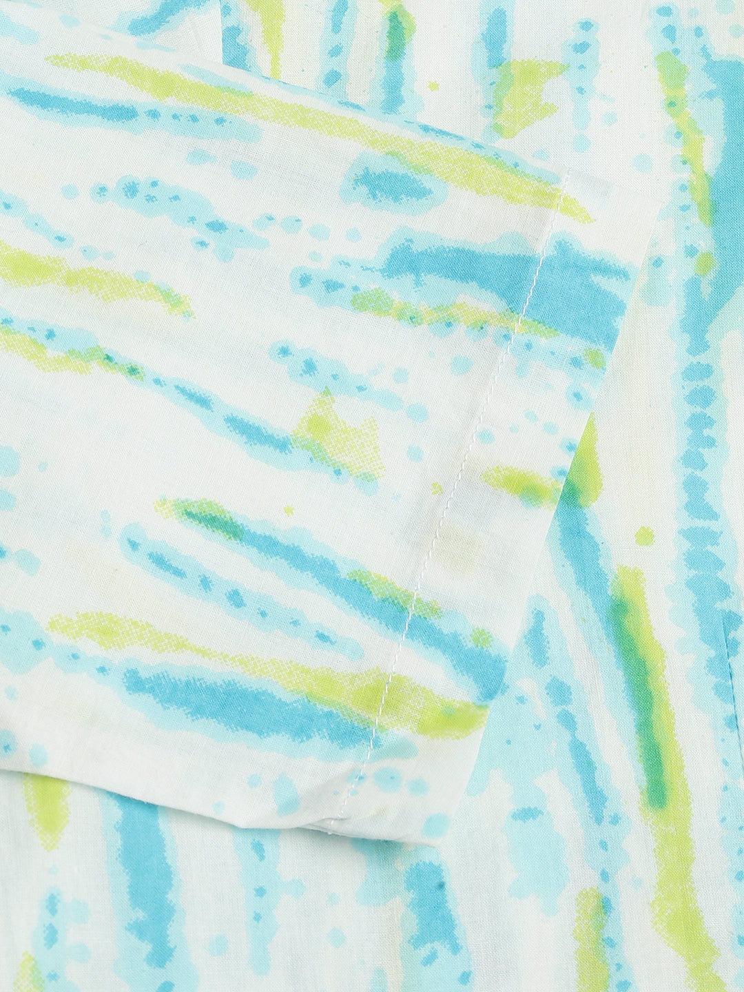 Women Tie And Dye Pure Cotton Shirt With Trousers | LASVINI - Redefining Indian Fashion with Elegance
