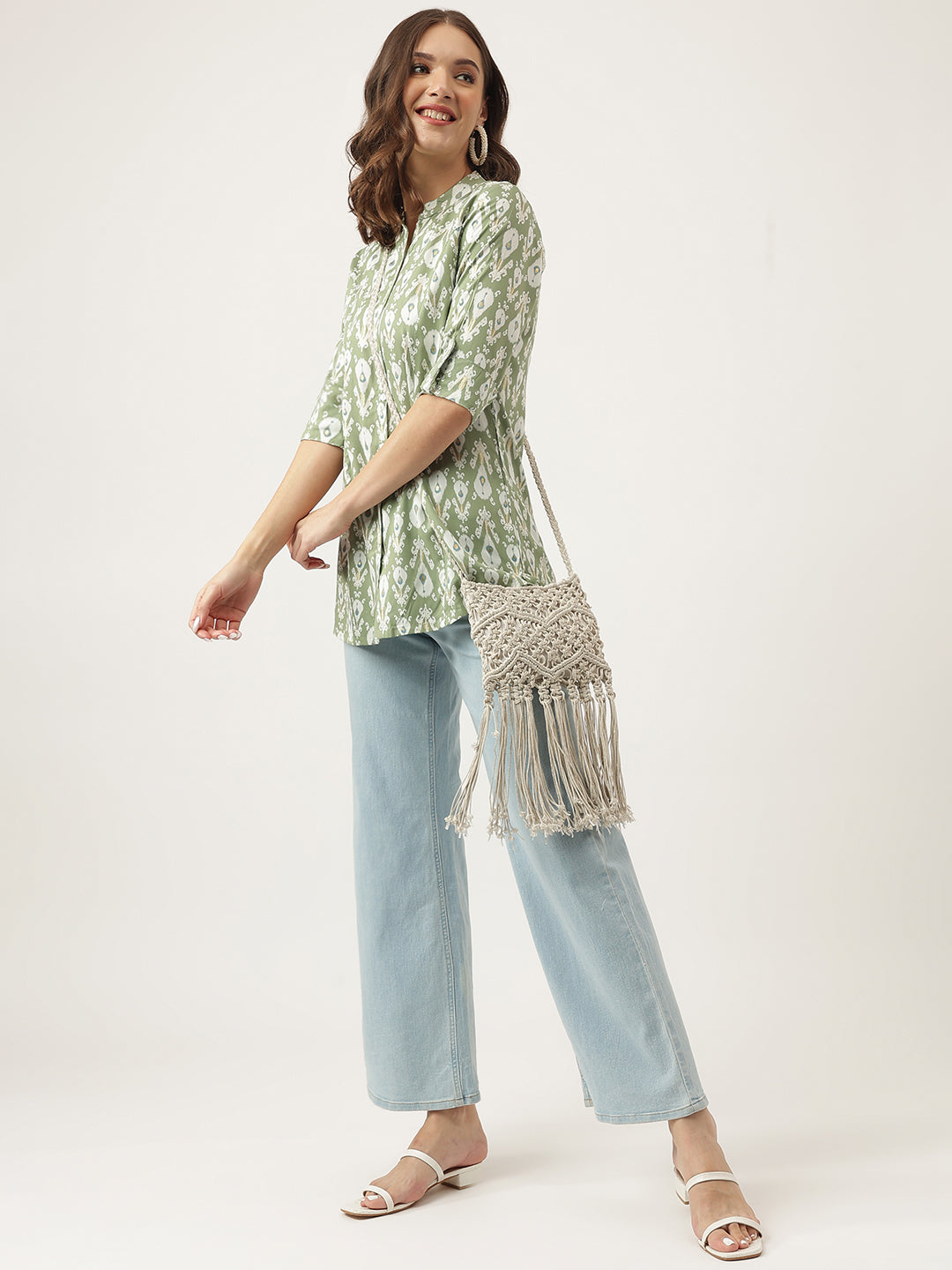 Floral Printed Rayon Regular Top | LASVINI - Redefining Indian Fashion with Elegance