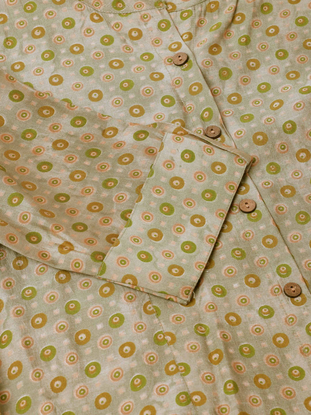 Women Green Floral Printed Top | LASVINI - Redefining Indian Fashion with Elegance