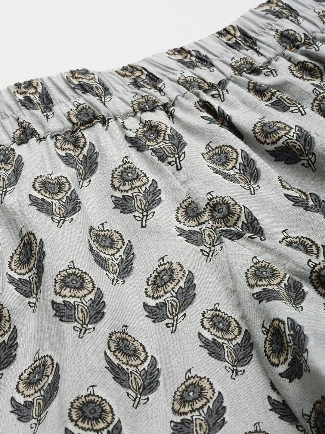 Women'S Grey Color Cotton Loungewear/Nightwear | LASVINI - Redefining Indian Fashion with Elegance