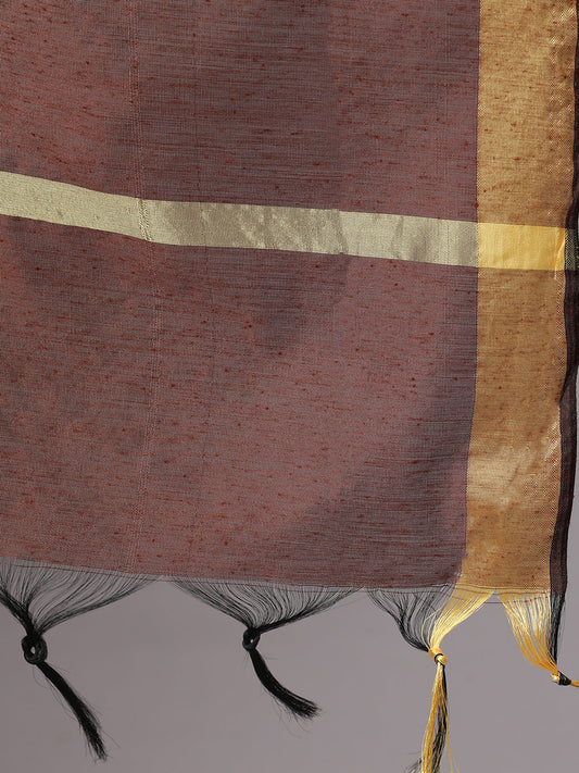 Women Dupatta Combo, Pack Of Three Brown, Beige, & Blue | LASVINI - Redefining Indian Fashion with Elegance