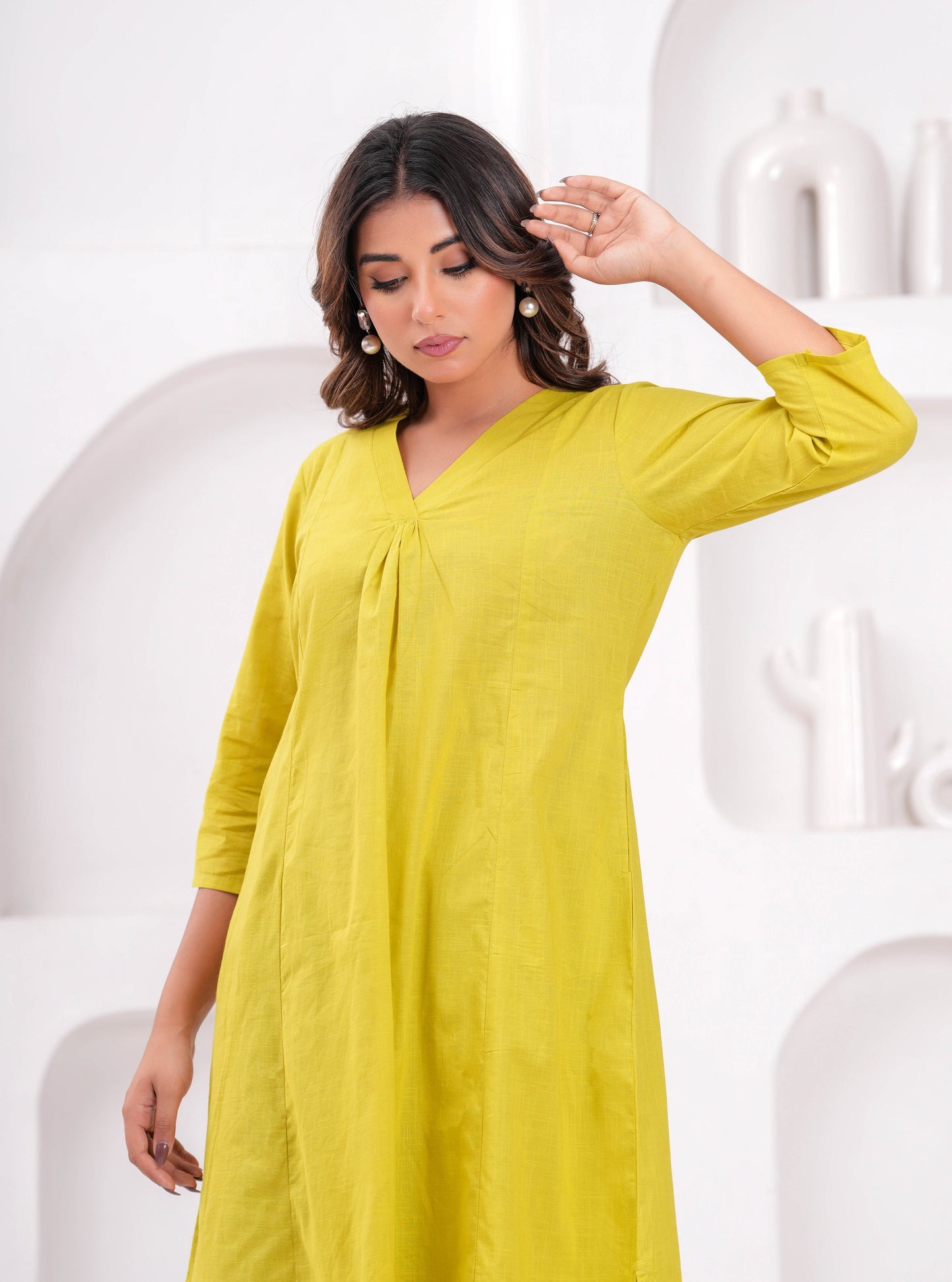 Women Solid Pure Cotton Coord Set | LASVINI - Redefining Indian Fashion with Elegance