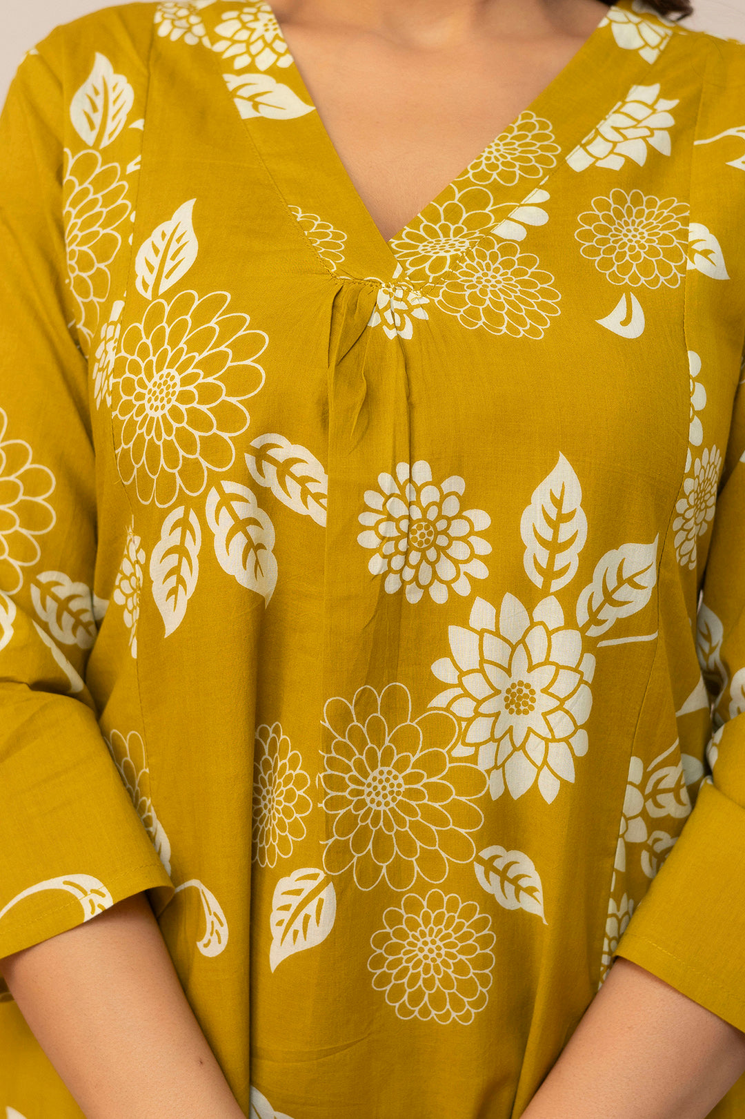 Yellow Printed Co-Ord Set for Women | LASVINI - Redefining Indian Fashion with Elegance