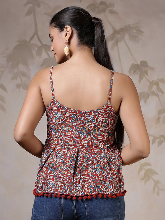 Women Multicolor Printed Top | LASVINI - Redefining Indian Fashion with Elegance