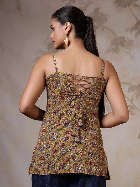 Women Multicolor Printed Straight Tunic | LASVINI - Redefining Indian Fashion with Elegance