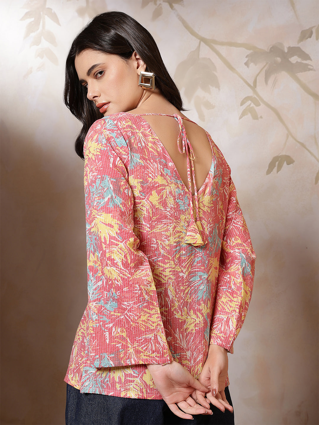 Women Multicolor Printed Straight Tunic | LASVINI - Redefining Indian Fashion with Elegance
