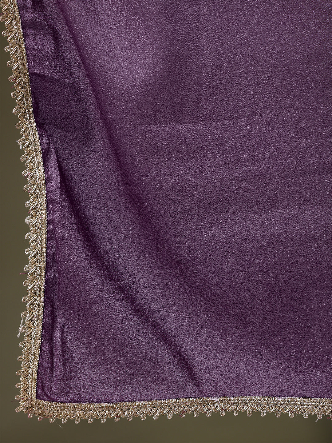 Burgundy Saree embellished with lace & Unstitched blouse | LASVINI - Redefining Indian Fashion with Elegance