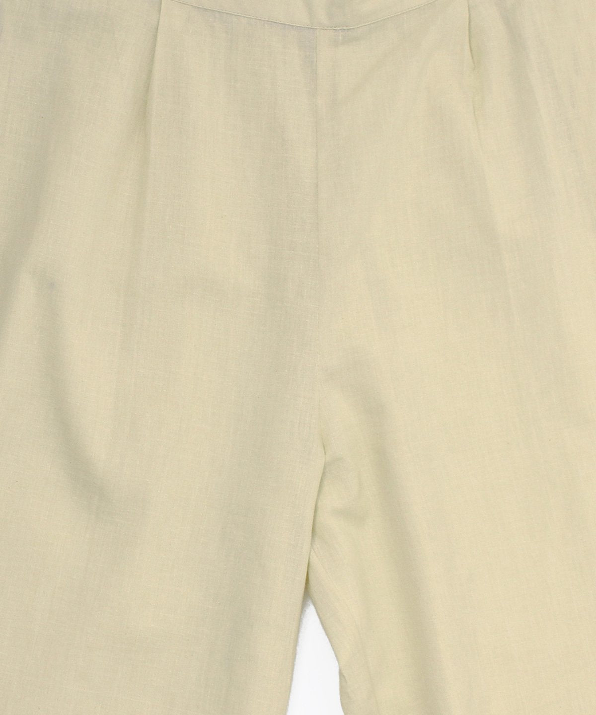 Green Yoke Printed Half Sleeve Cotton Kurta With Cream Ankle Length Pallazo | LASVINI - Redefining Indian Fashion with Elegance