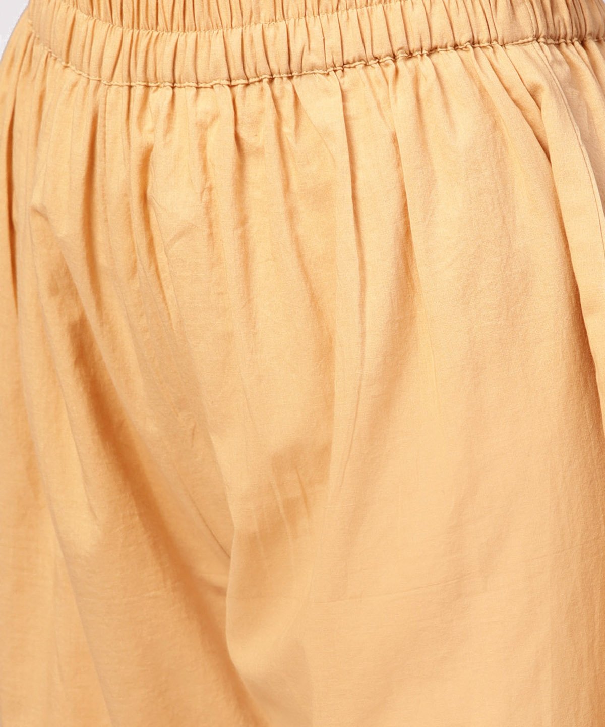 Yellow & Red Printed 3/4Th Sleeve Straight Cotton Kurta | LASVINI - Redefining Indian Fashion with Elegance