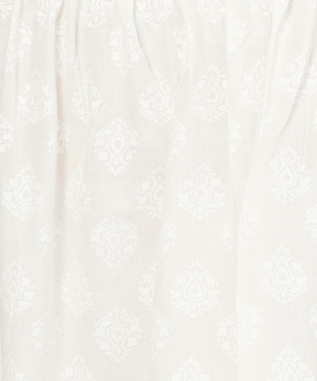 Off White Printed 3/4Th Sleeve Cotton Kurta With Ankle Length Palazzo | LASVINI - Redefining Indian Fashion with Elegance