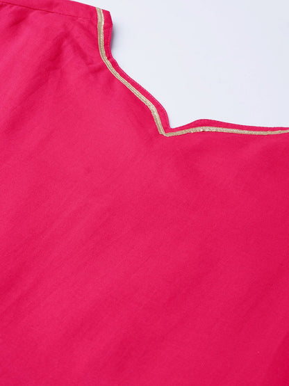 Women Magenta Solid Maxi Dress | LASVINI - Redefining Indian Fashion with Elegance