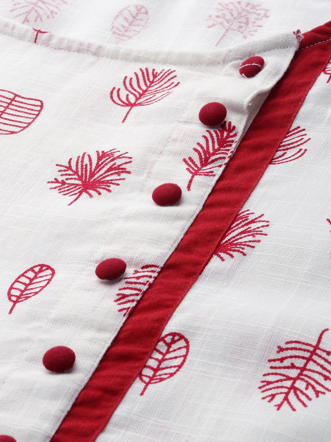 Women White Three-Quarter Sleeves Flared Kurta With Palazzo | LASVINI - Redefining Indian Fashion with Elegance