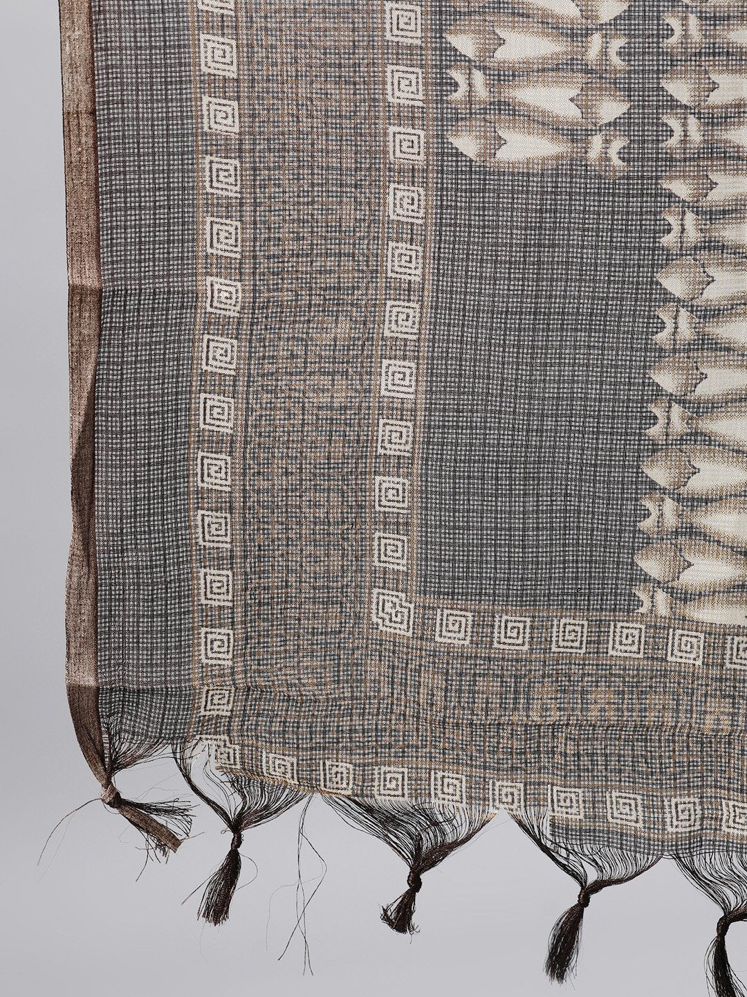 Women Cream Three-Quarter Sleeves Straight Kurta Palazzo With Dupatta | LASVINI - Redefining Indian Fashion with Elegance