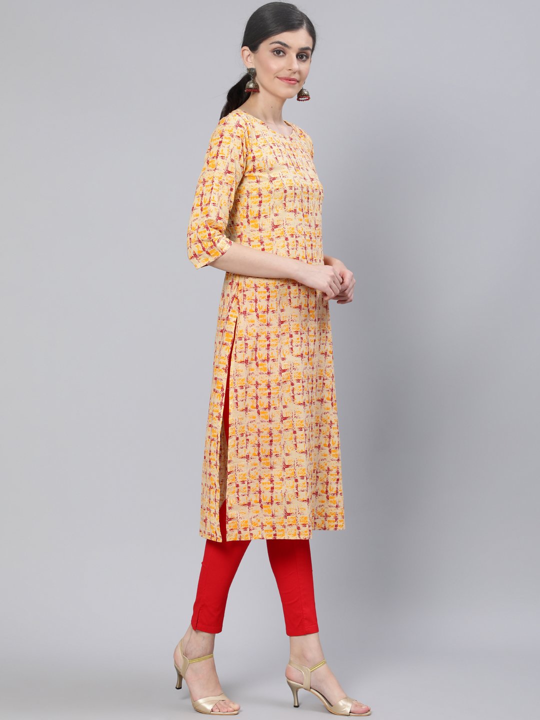 Women Navy Blue Printed Sleeveless Maxi Dress | LASVINI - Redefining Indian Fashion with Elegance