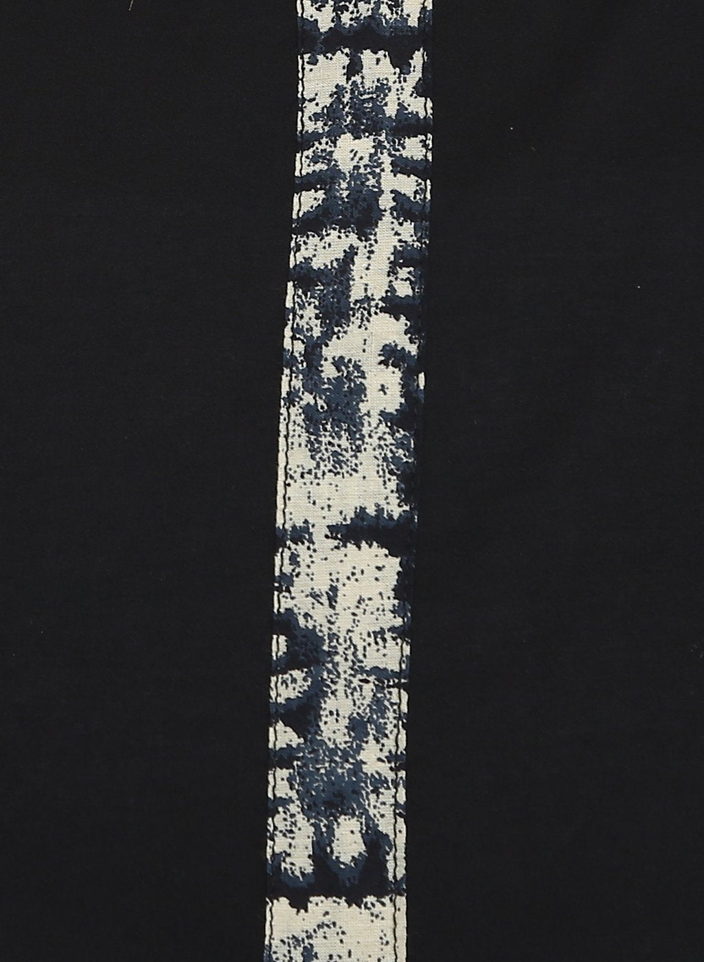 Black 3/4Th Sleeve Cotton Kurta | LASVINI - Redefining Indian Fashion with Elegance