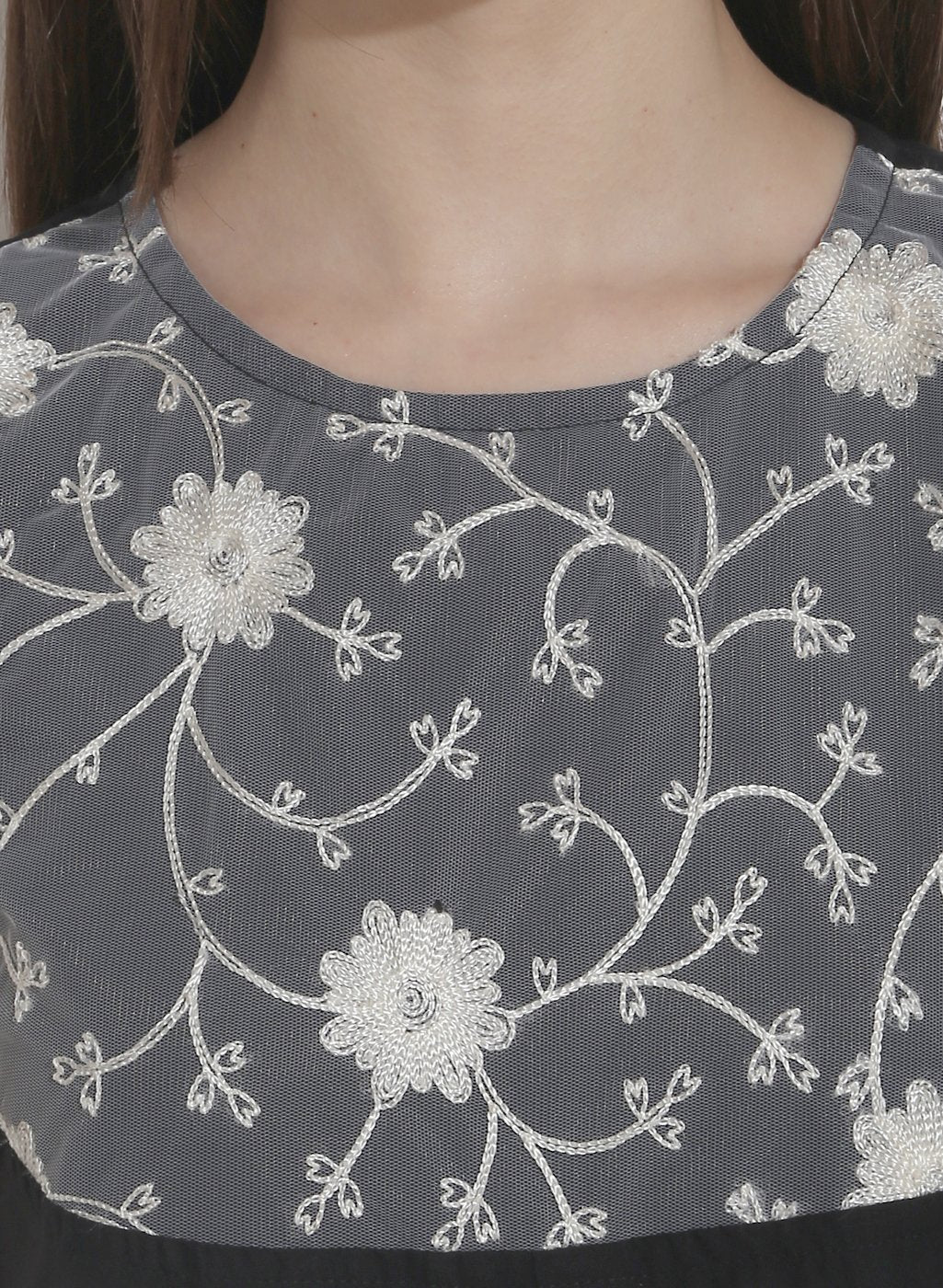 Black Sleevless Cotton Kurti | LASVINI - Redefining Indian Fashion with Elegance