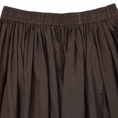 Grey Printed Half Sleeve Cotton Kurta With Black Skirt | LASVINI - Redefining Indian Fashion with Elegance