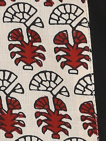 Black 3/4Th Sleeve Cotton Kurta With Maroon Flared Skirt | LASVINI - Redefining Indian Fashion with Elegance