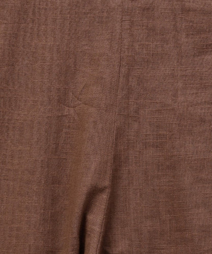 Green Printed Half Sleeve Front Slit Kurta With Solid Brown Straight Pant | LASVINI - Redefining Indian Fashion with Elegance