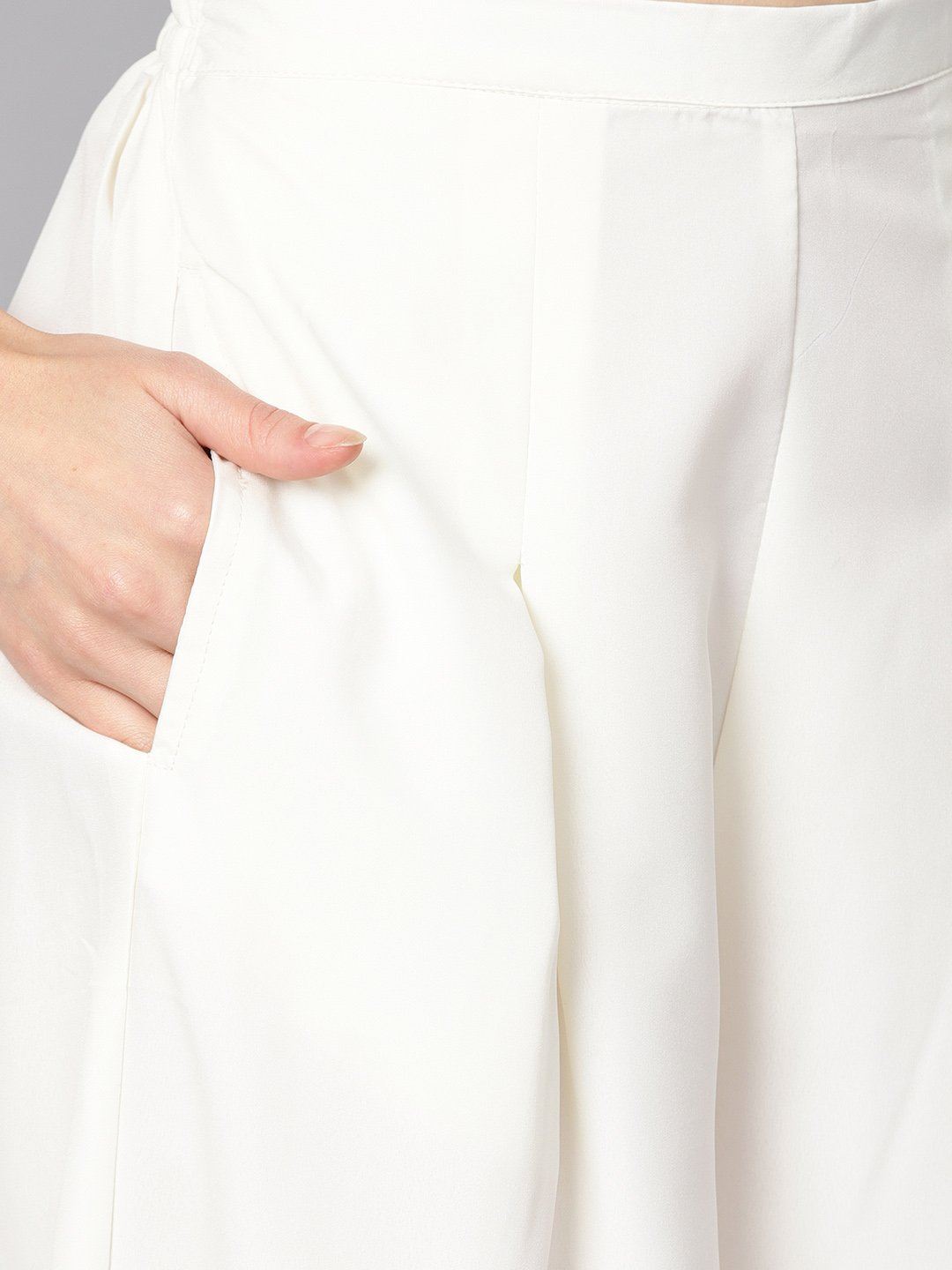 Black Checked Kurta Set With White Cullotes | LASVINI - Redefining Indian Fashion with Elegance