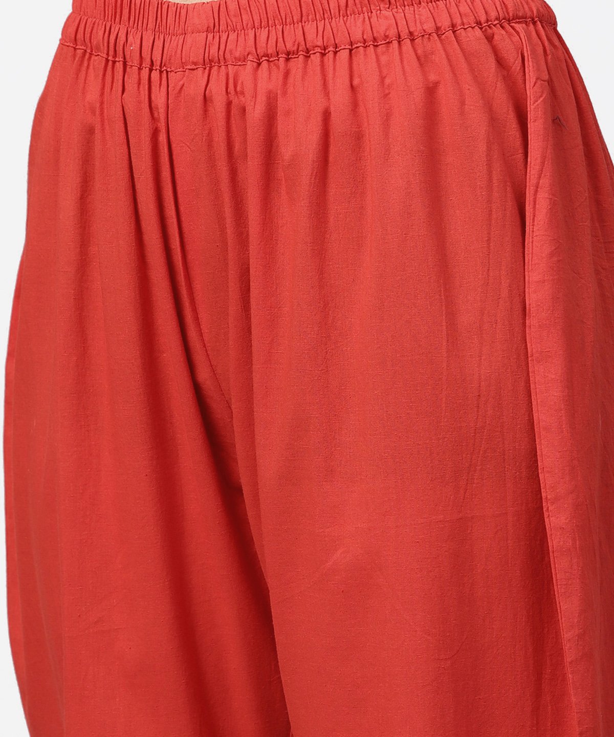 Green 3/4Th Sleeve Cotton Kurta | LASVINI - Redefining Indian Fashion with Elegance