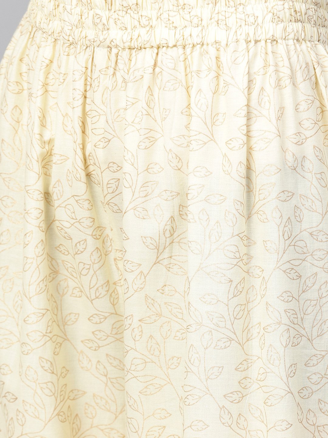 Navy Blue Kurta Set With Cream Palazzo And Dupatta | LASVINI - Redefining Indian Fashion with Elegance