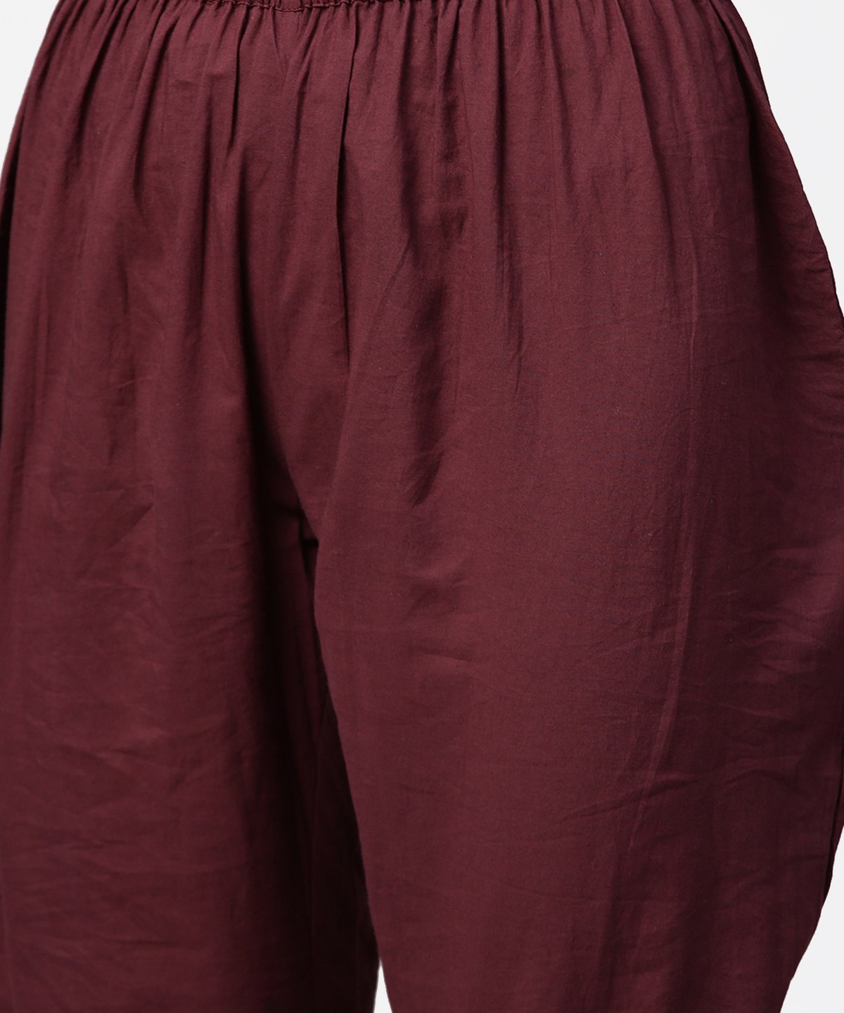 Teal Blue 3/4Th Sleeve Cotton Kurta | LASVINI - Redefining Indian Fashion with Elegance