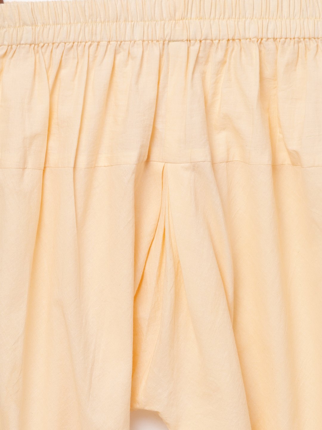 Green Printed Half Sleeve Cotton Kurta With Beige Churidar And Dupatta | LASVINI - Redefining Indian Fashion with Elegance