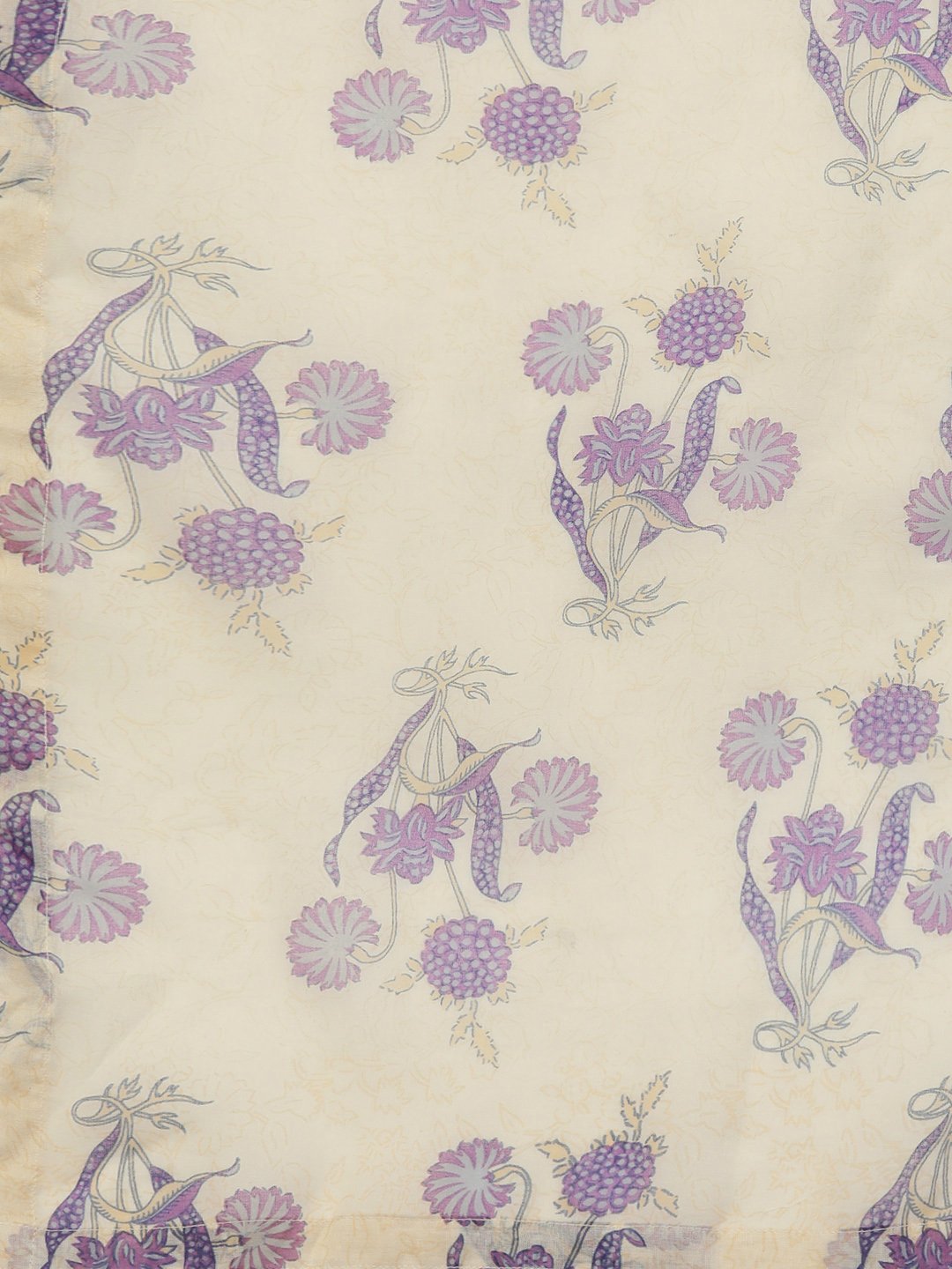 Off White & Lavender Printed Kurta Set With Sharara And Dupatta | LASVINI - Redefining Indian Fashion with Elegance