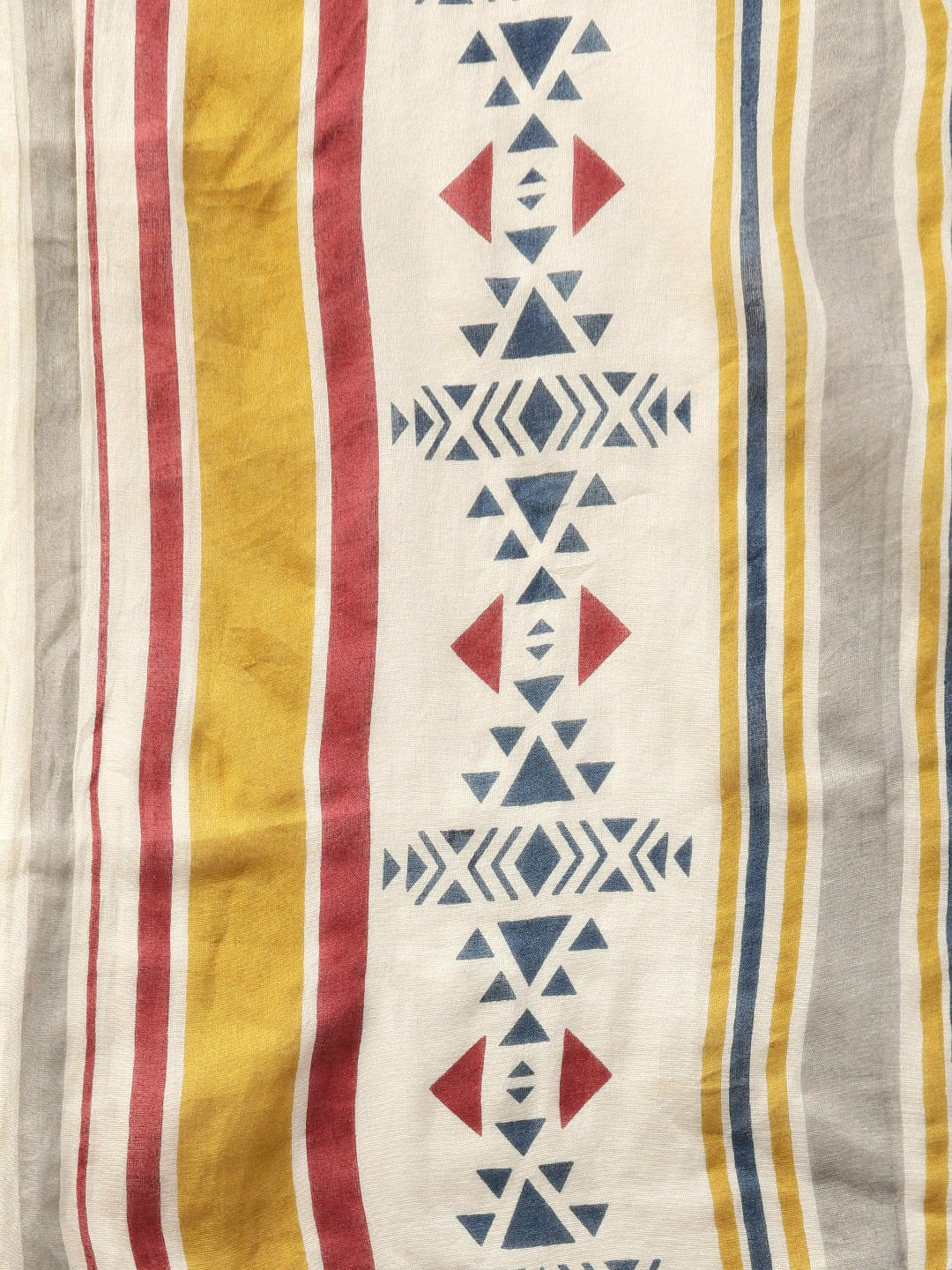 Women White & Maroon Straight Striped Striped Kurta And Palazzos Set | LASVINI - Redefining Indian Fashion with Elegance